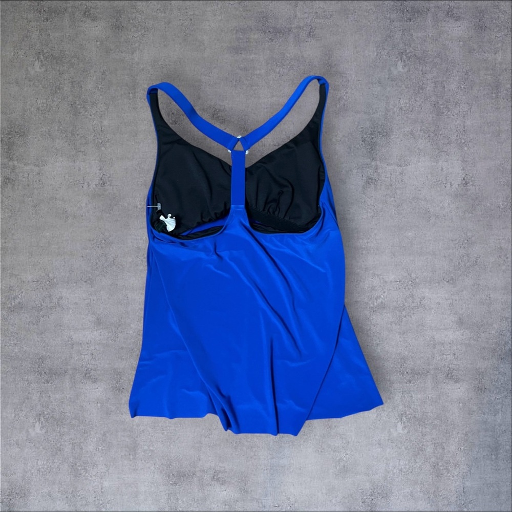 Blue Tankini Top - Picture 3 of 5